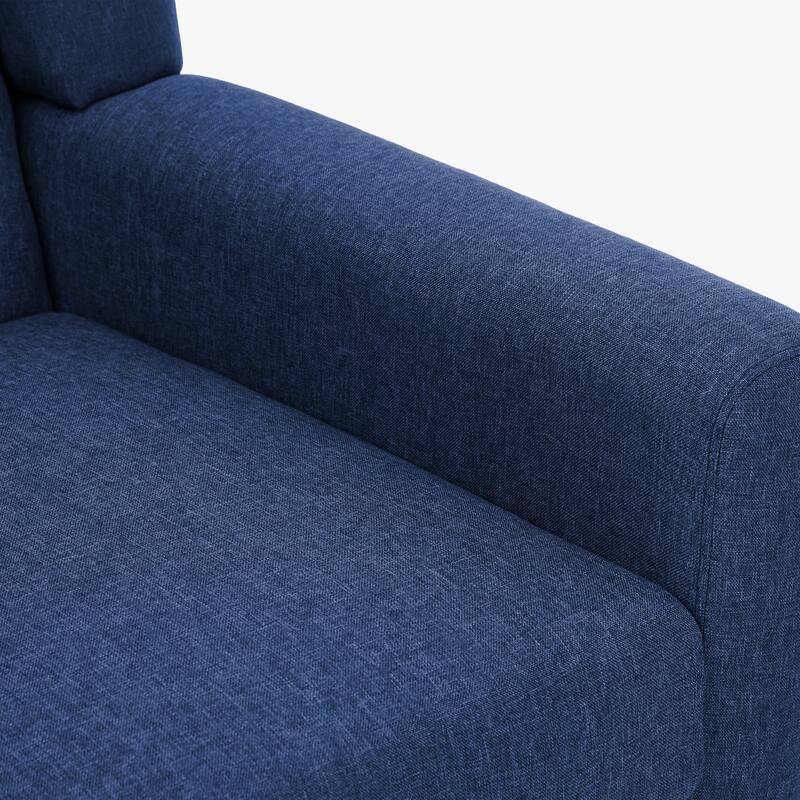 Upholstered Armchair with Wide Back Accent Chair