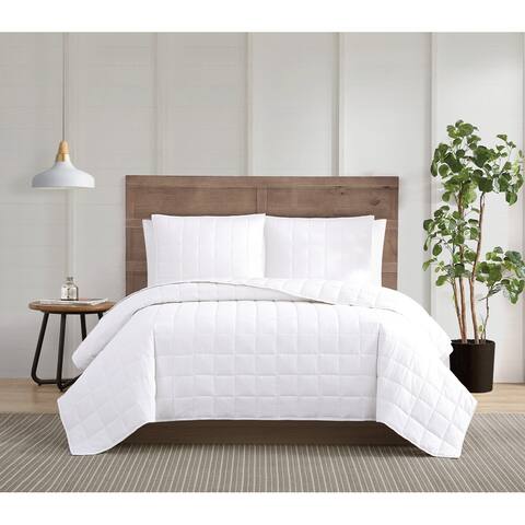 Truly Calm Silver Cool Antimicrobial 3 Piece Quilt Set