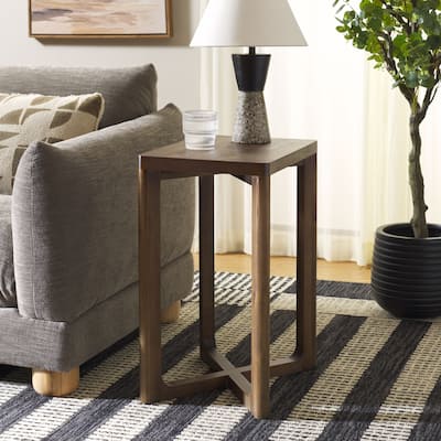 SAFAVIEH Home Akai Accent Table - 17"W x 13"D x 24"H