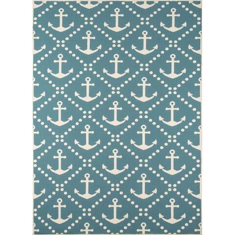 Momeni Baja Anchors Indoor Outdoor Rug