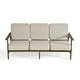 preview thumbnail 55 of 90, Casual Wood Outdoor Patio Sofa Loveseat with Cushion