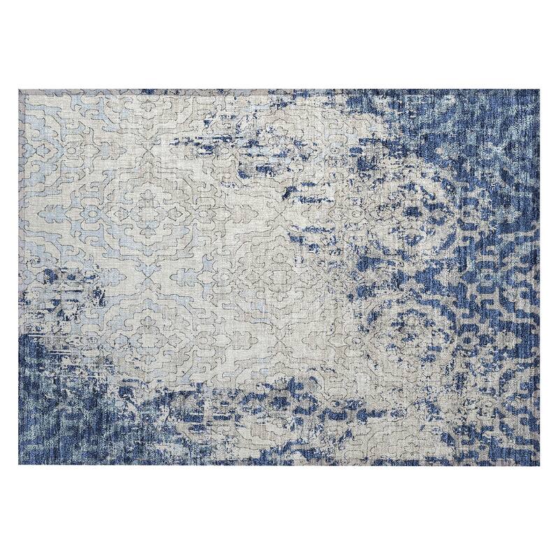 Machine Washable Indoor/ Outdoor Chantille Transitional Rug