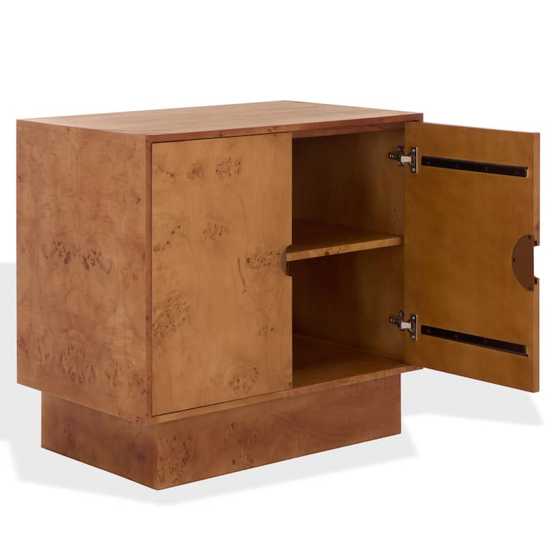 SAFAVIEH Couture Tessly Burl Veneer Chest - 32"W x 19"D x 30"H
