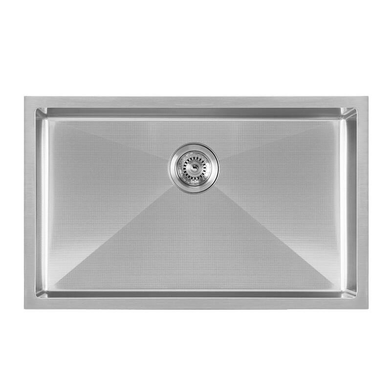 Whitehaus Collection Noah Plus Stainless Steel Undermount Kitchen Sink