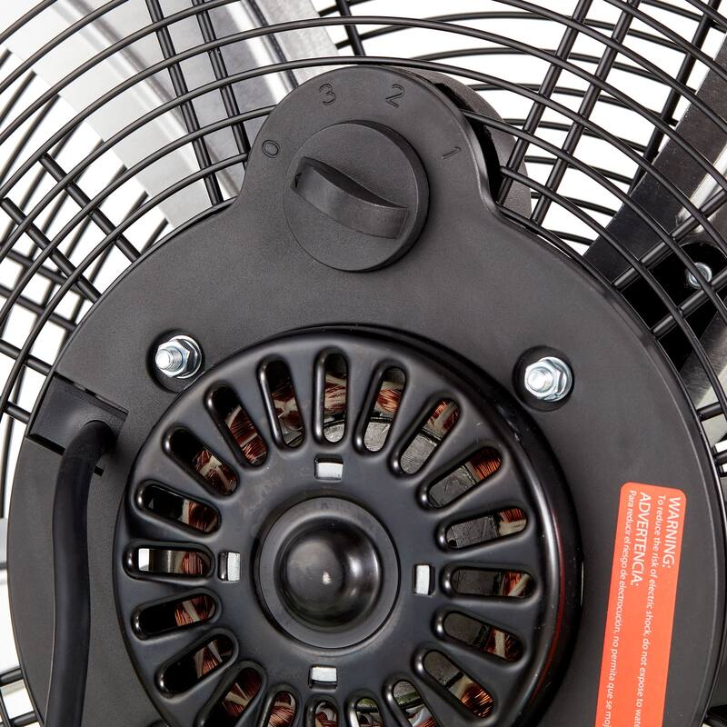 12 inch High Velocity 3-Speed Metal Floor Fan
