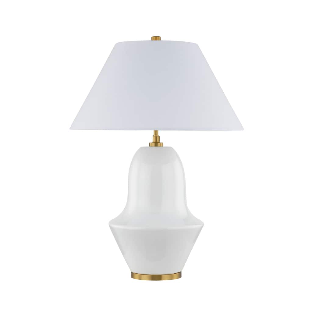 Jean 25" Table Lamp with Fabric Shade (Set of 2)