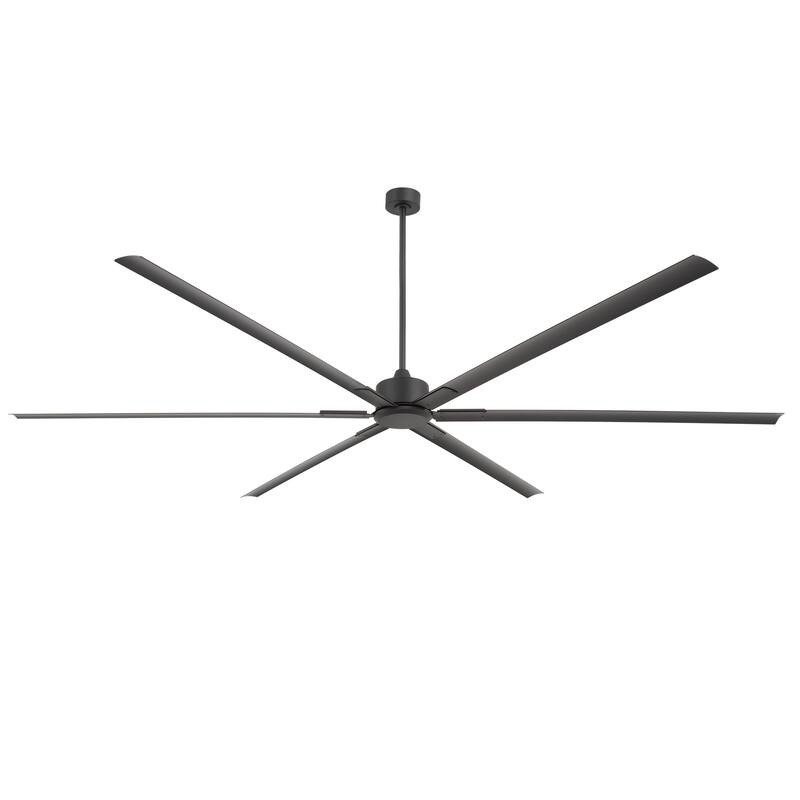 120" Indsutrial Extra Larger HVLS Commercial Ceiling Fan with Remote and Aluminum Blades