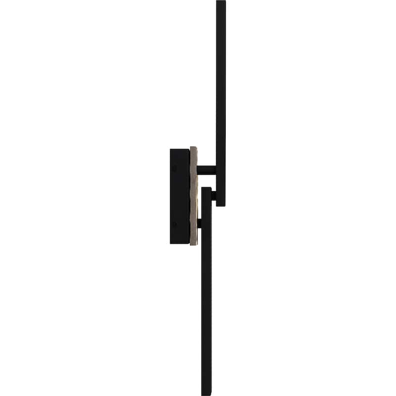 Todman Integrated LED Earth Black Outdoor Wall Lantern