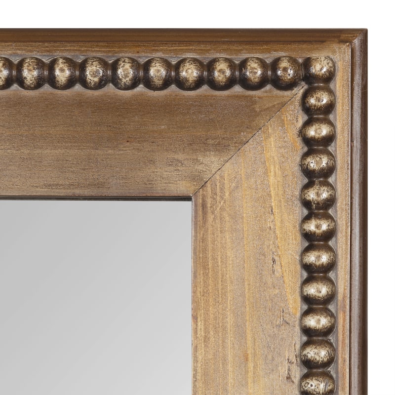Kate and Laurel Strahm Wood Framed Wall Mirror