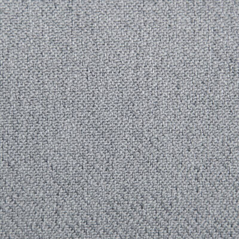 Oversized Modern 3-seat Gray Fabric Sofa with USB Charger