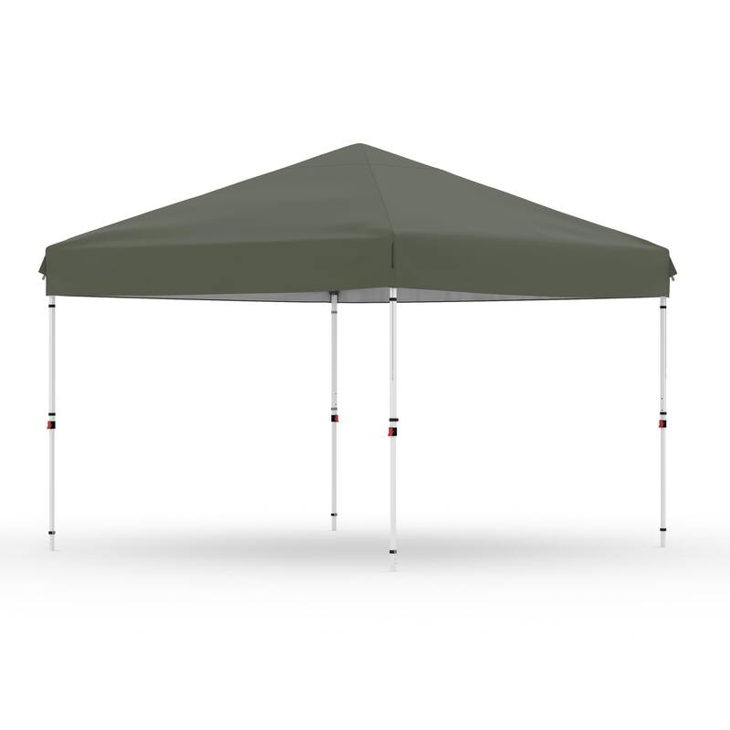 Instant Pop-Up Canopy Tent, No Sidewalls, for Beach, Party - Gray - 10*10Ft