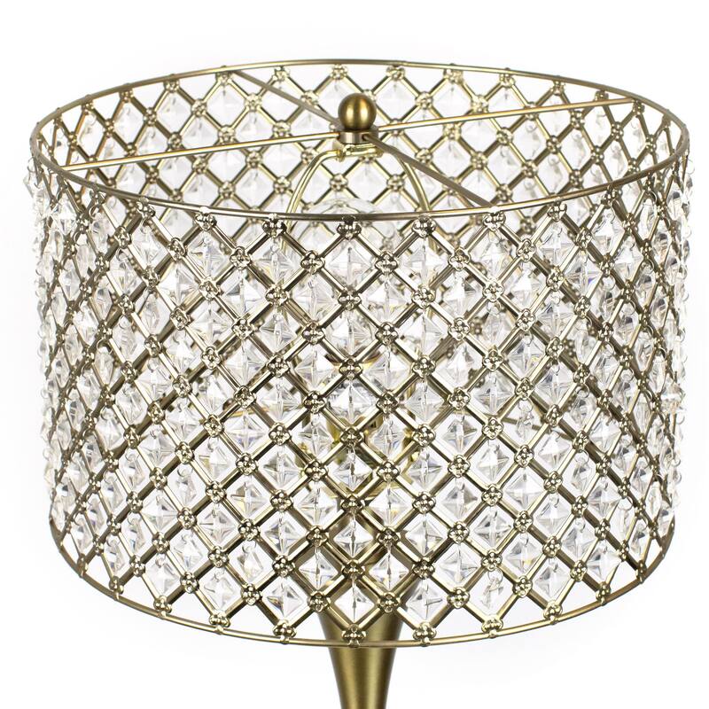 Silver Orchid Priya 27" Metal Table Lamp
