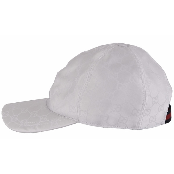 gucci gg web stripe baseball cap