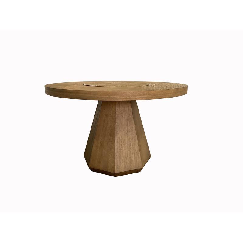 Round Dining Table - Latte