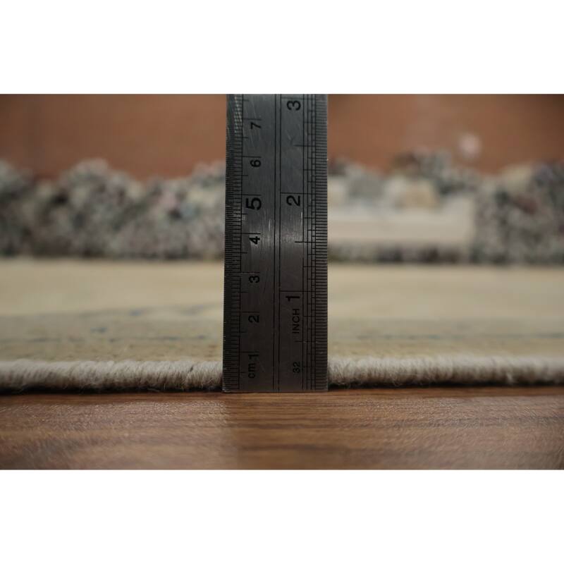 Hand Knotted Oriental 100% Wool Carpet Traditional Floral Brown Ziegler Area Rug - 9' 9'' X 6' 4''