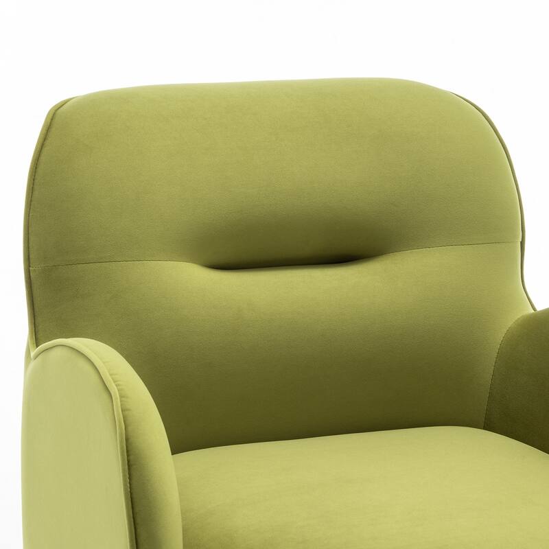 SEYNAR Modern Glam Velvet 360 Degree Swivel Armchair