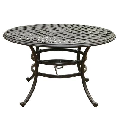 Flamingo Aluminum 49" Round Dining Table
