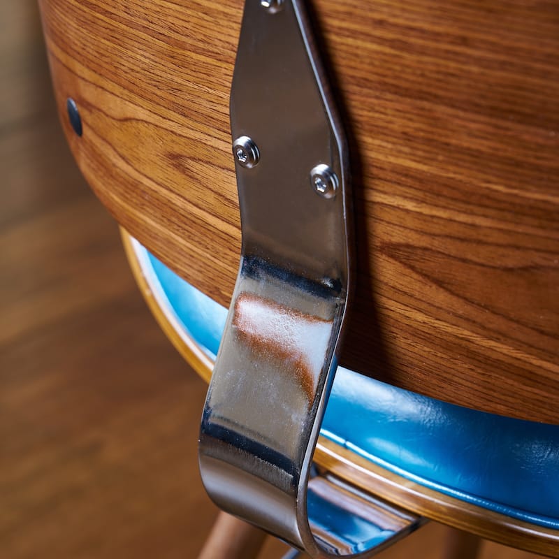 Corvus Madonna Mid-century Teal Accent Chair