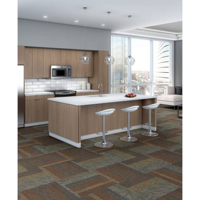 Shaw Philadelphia Commercial Static 24" x 24" Glue Down Carpet Tile -
