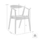 preview thumbnail 18 of 90, Set of 2/4/6 - Santana Mid-Century Modern Upholstered Wood Dining Chairs