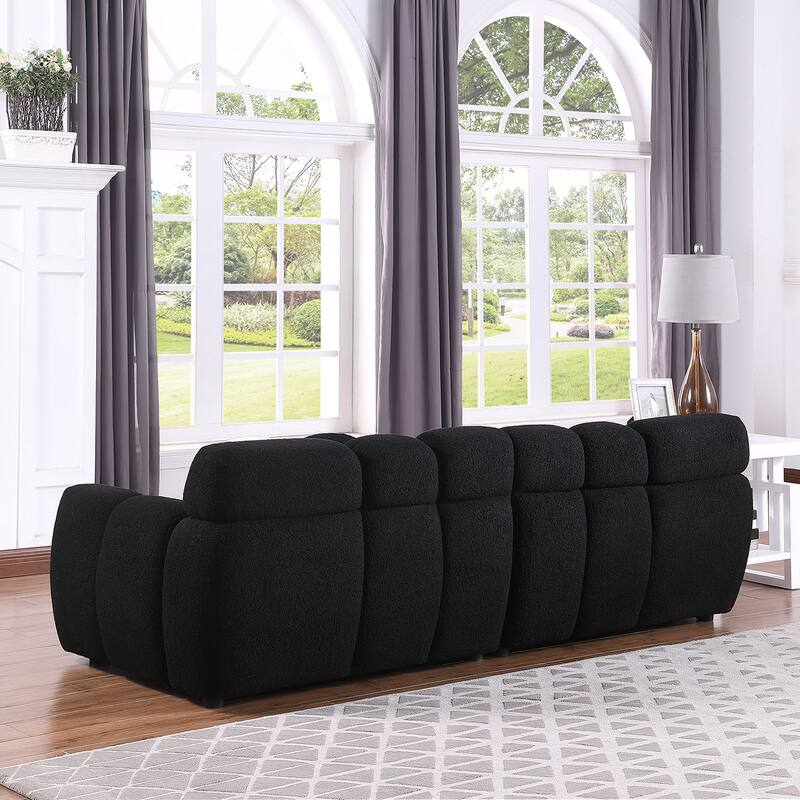 Modern ergonomic marshmallow sofa for living room
