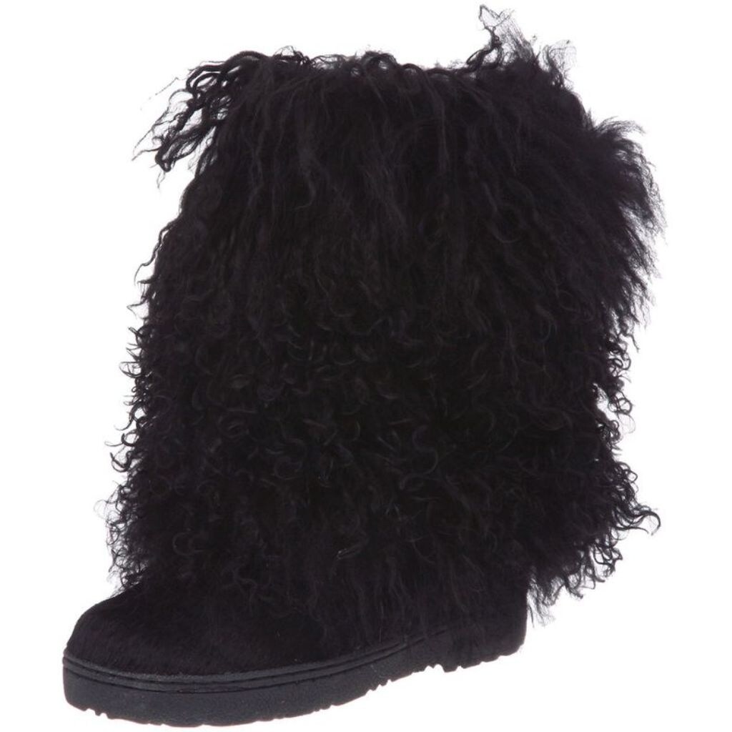 bearpaw lamb fur boots