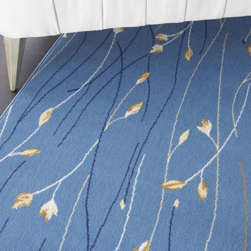 Cezew Power Loomed Floral Traditional Area Rug By HomeRoots - 118' X '94' X '0.5
