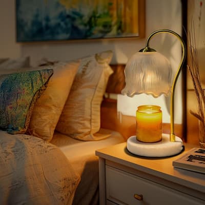 Lily Candle Warmer with Mable Base
