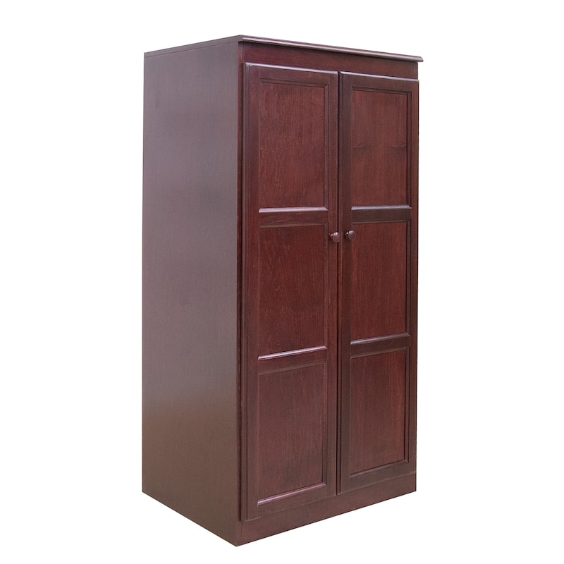 Concepts in Wood Armoire Wardrobe Closet, 5 ft Tall