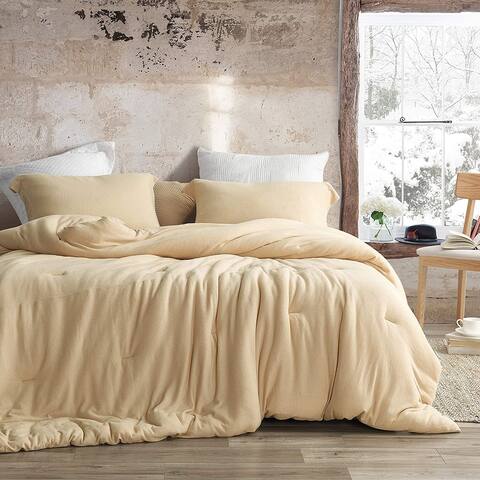 Wool-Ness - Coma Inducer Oversized Comforter Set - Gilded Beige