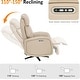 preview thumbnail 5 of 9, MCombo Dual Motor Power Recliner Chair for Adults, Modern Faux Leather Electric Swivel Recliner with USB Charging