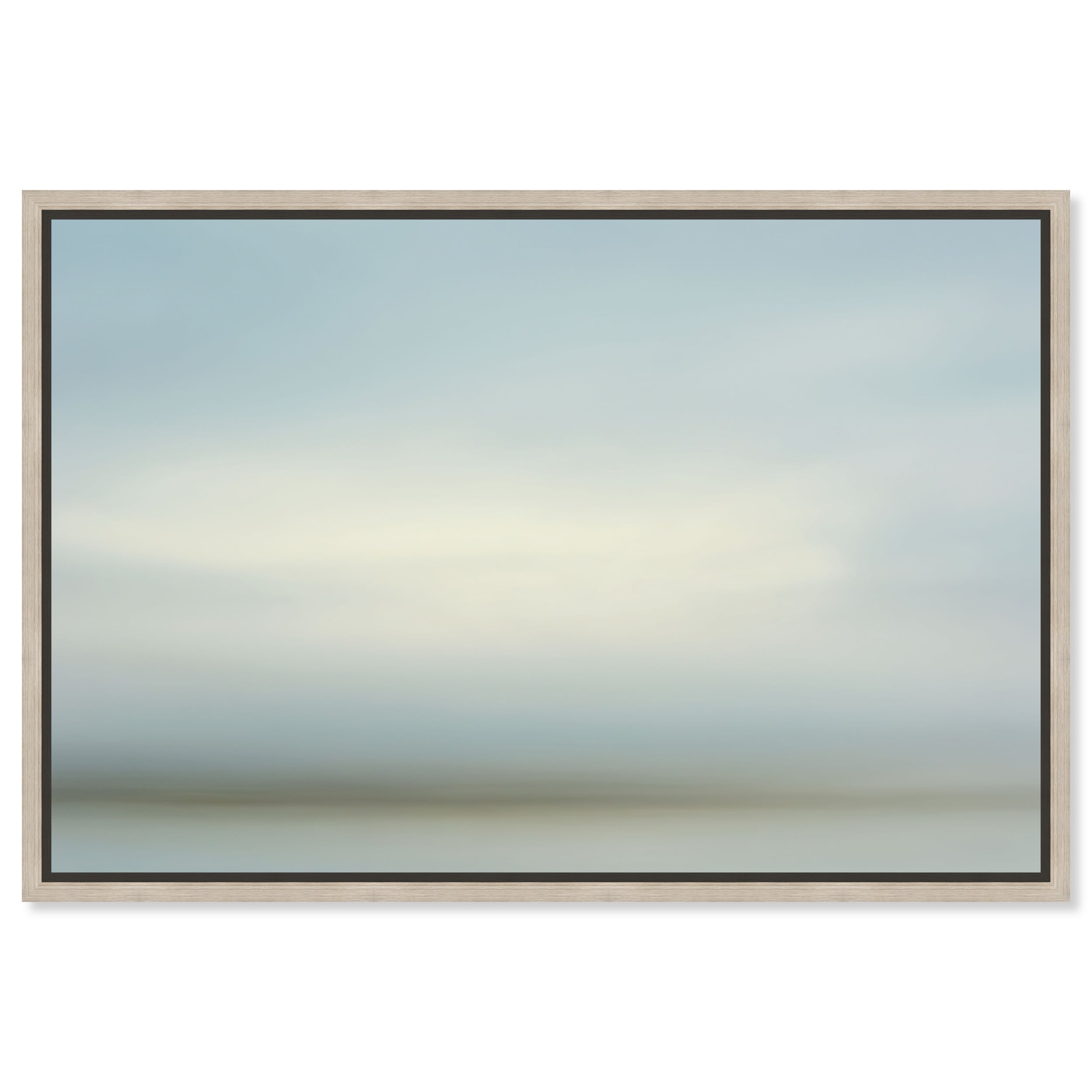 Frozen Dawn Gold Boho Wall Art Framed Canvas Print by Art Remedy