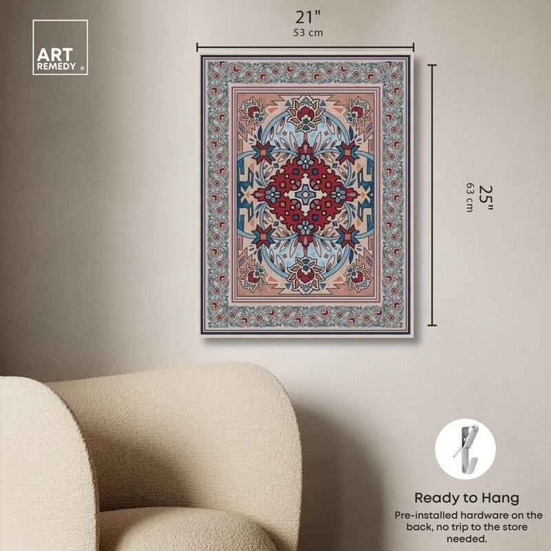 Ornamental bloom Canvas by Art Remedy