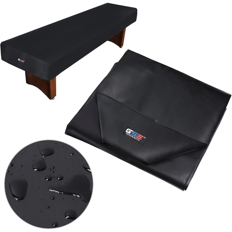 GSE™ 9-ft Heavy-Duty PU Leatherette Shuffleboard Table Cover for 9-foot Shuffleboard Table