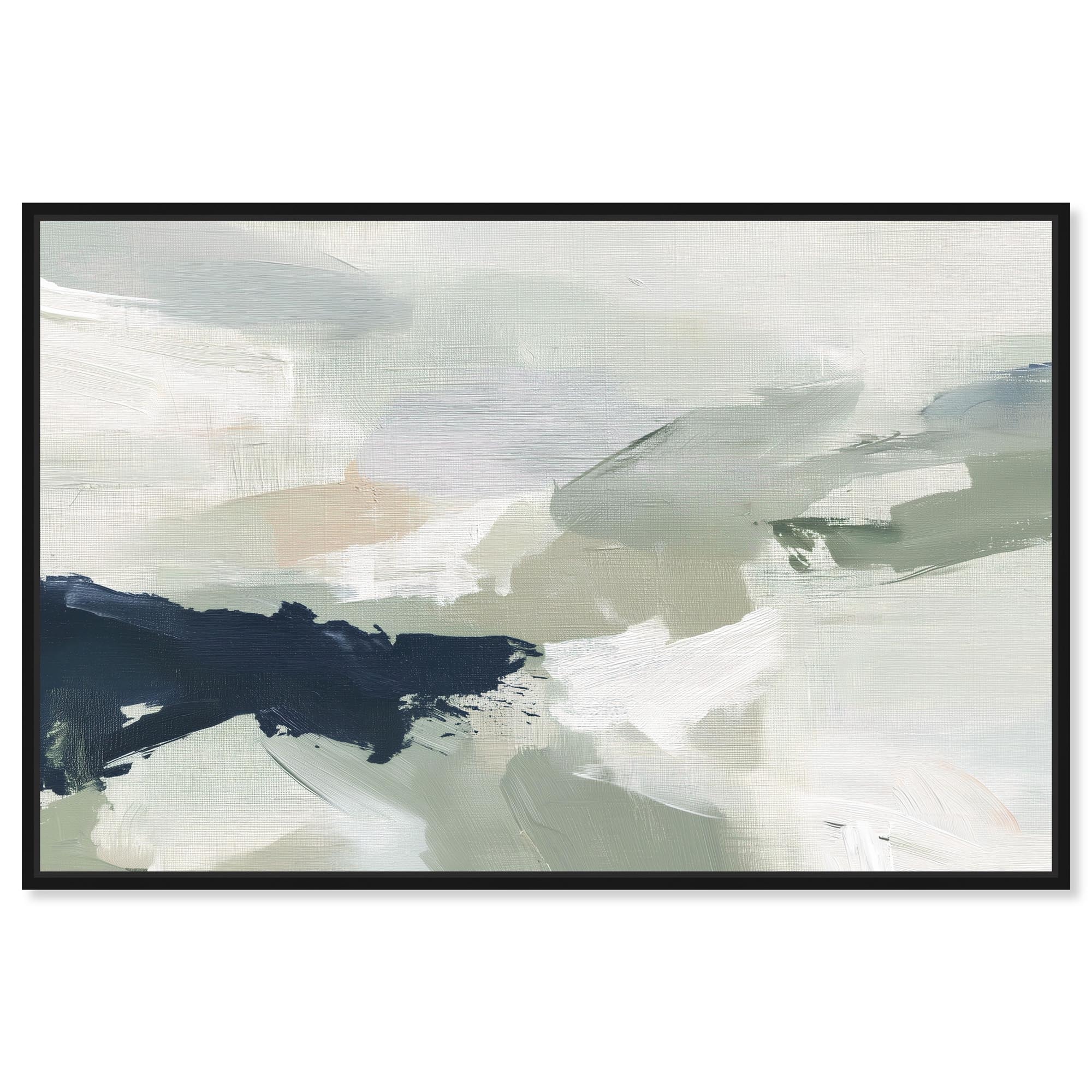 Soft and Moody Abstract Wall Art Canvas Print by Art Remedy