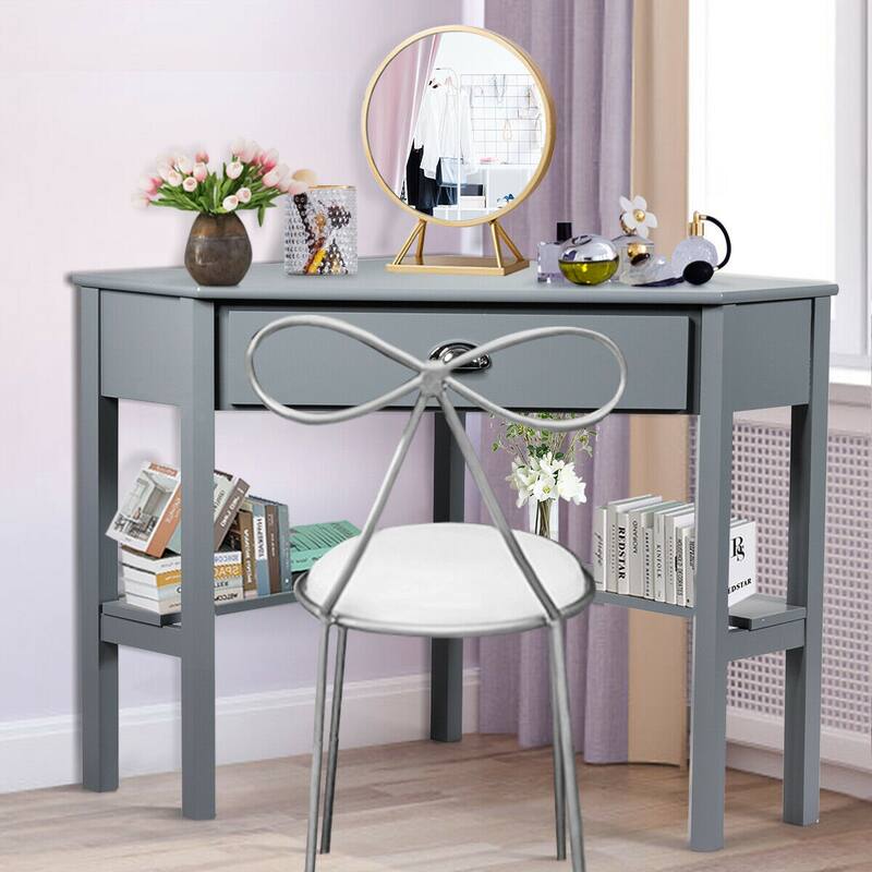 Gymax Corner Computer Desk Laptop Writing Table Workstation W/ Drawer