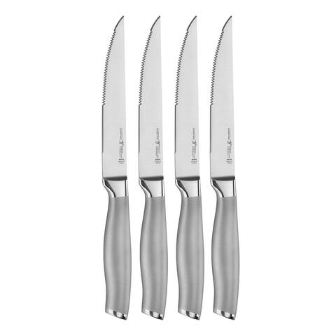 Henckels Modernist Steak Knife Set of 4, Silver, Stainless Steel - Stainless Steel - 4-pc