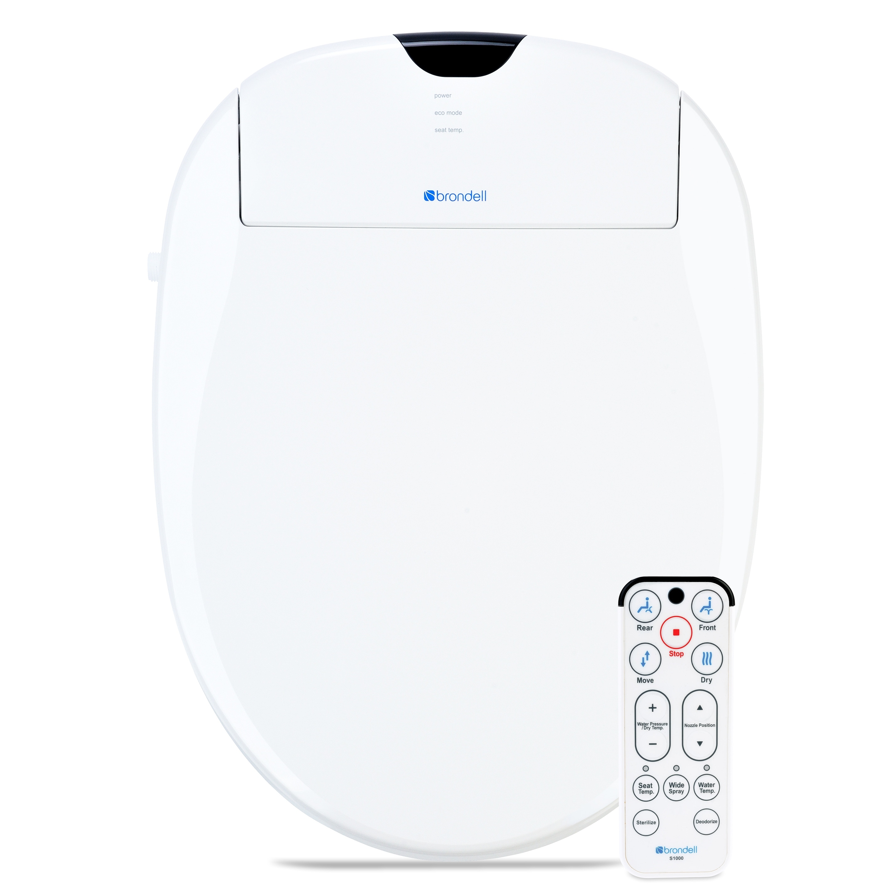 Brondell Swash 1000 Bidet Toilet Seat White