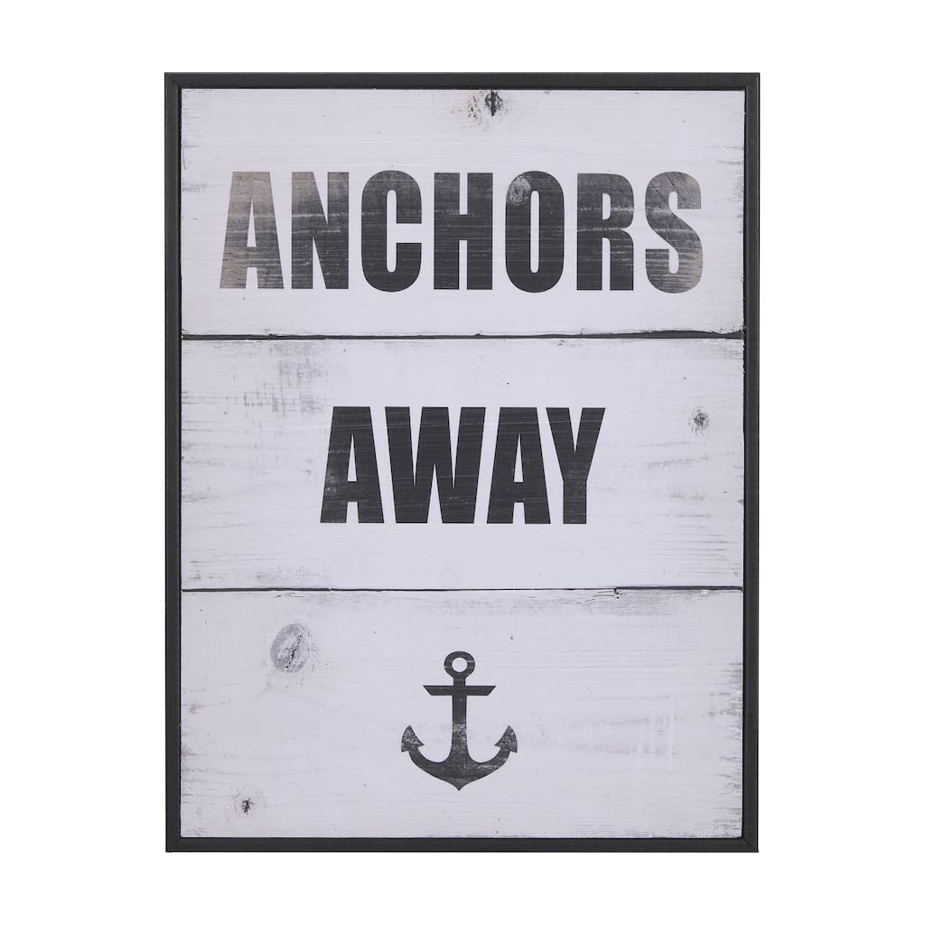 Anchors Away Framed Art Print