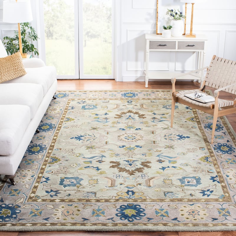 SAFAVIEH, Handmade Anatolia Patricie Traditional Oriental Hand-spun Wool Rug