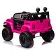preview thumbnail 92 of 98, 12V Electric Ride-On Truck for Kids with Parental Remote, Safety Belt, and USB Music Player