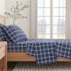 Option Windowpane - Navy / White