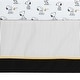 preview thumbnail 7 of 8, Lambs & Ivy Classic Snoopy White/Black/Gray 3-Piece Baby Crib Bedding Set