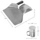 preview thumbnail 3 of 5, Great Northern Popcorn Scoop and Seasoning Shaker Set – 2-Piece Stainless-Steel Serving Accessories Kit