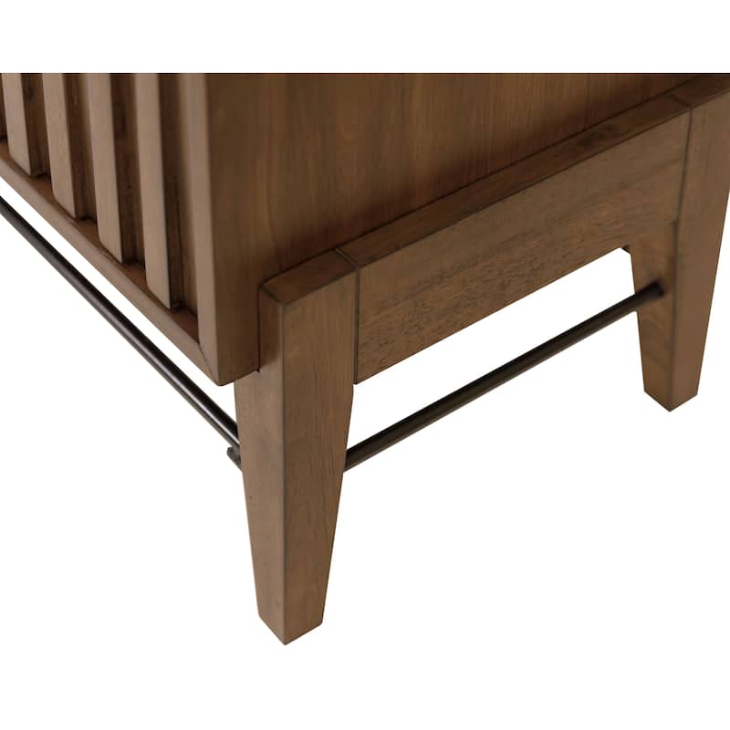 Mid-century Modern Console/Credenza, Office Console, Accent Credenza, Brown