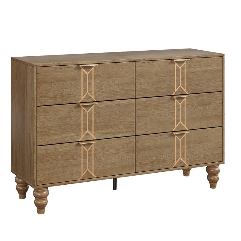 6 Drawer Dresser with Deep Drawers
