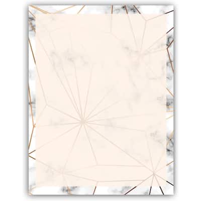 Stonehouse Collection | Marble Stationery | 8.5 x 11 | 60 Letterhead Sheets | USA Made | Printer Friendly