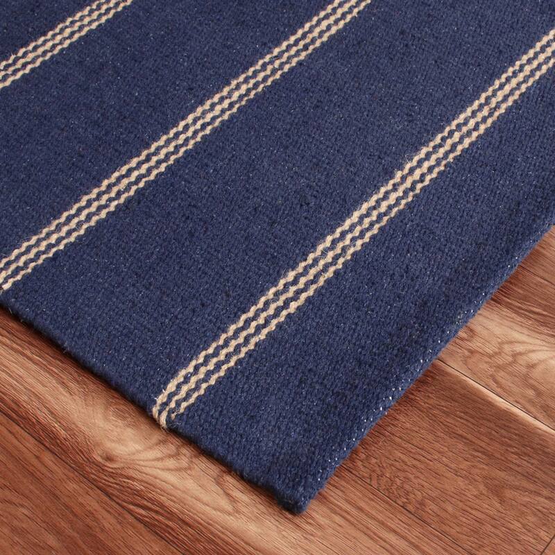 Sevita Striped Jute Area Rug