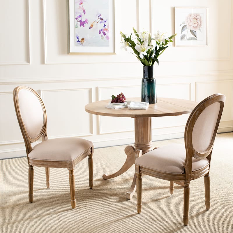 SAFAVIEH Rona Parisian Oval Dining Chair (Set of 2) - 20Wx20Dx39H