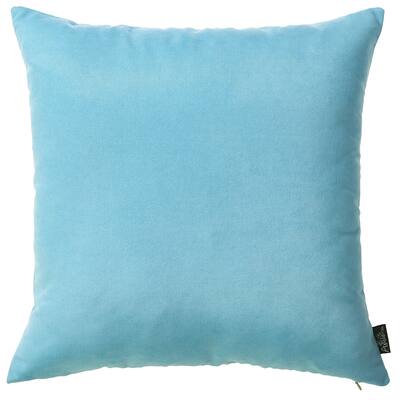 Set Of 2 Aqua Blue Brushed Twill Decorative Throw Pillow Covers Set Of 2 Aqua Blue Brushed Twill Decorative Throw Pillow Covers